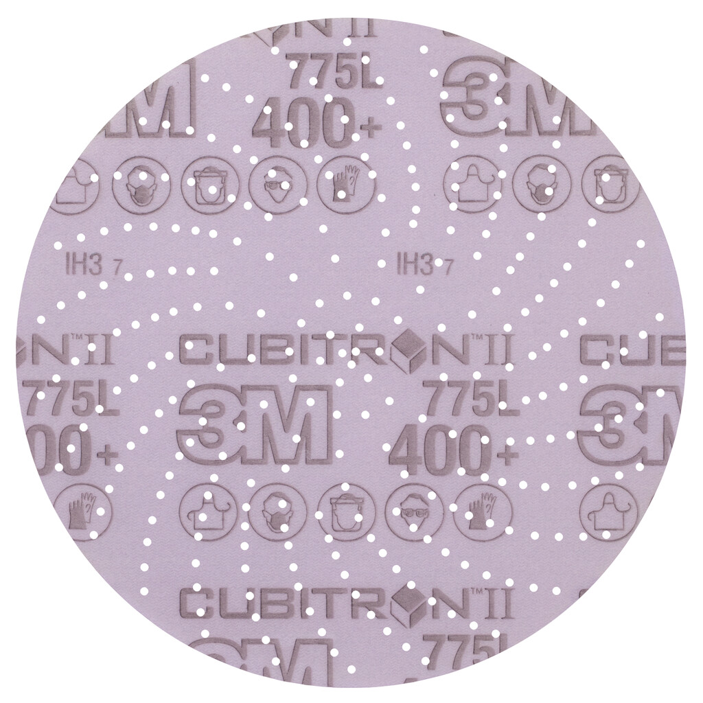11458 3M™ Cubitron™ II Xtract™ film schijf 775L, 203 mm, 400+, multihole