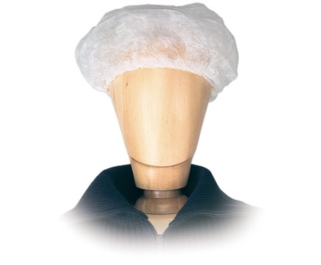 Haarnet clip d. 52 cm wit