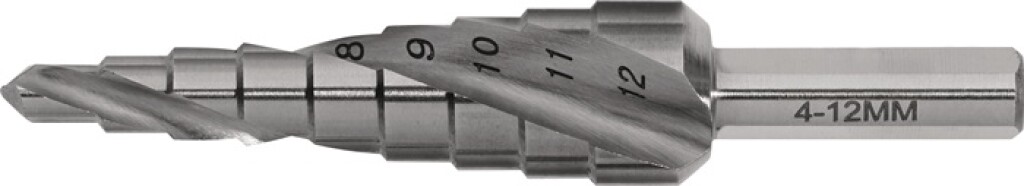 2000862081 Tecwerk Getrapte boor 4-12mm HSS spiraalgegroefd snedeaantal 2 tredenaantal 9