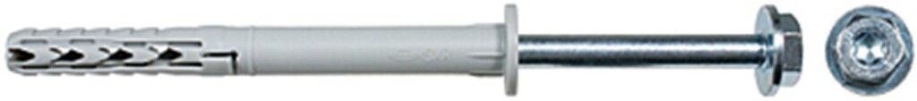 SXR 10x80 FUS fischer Constructieplug 10x80 schroef met zeskantkop