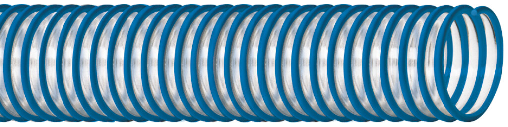 NORPLAST PUR 385 AIRFLEX/PU/FOOD 203mm lichte universele PU zuigslang transparent