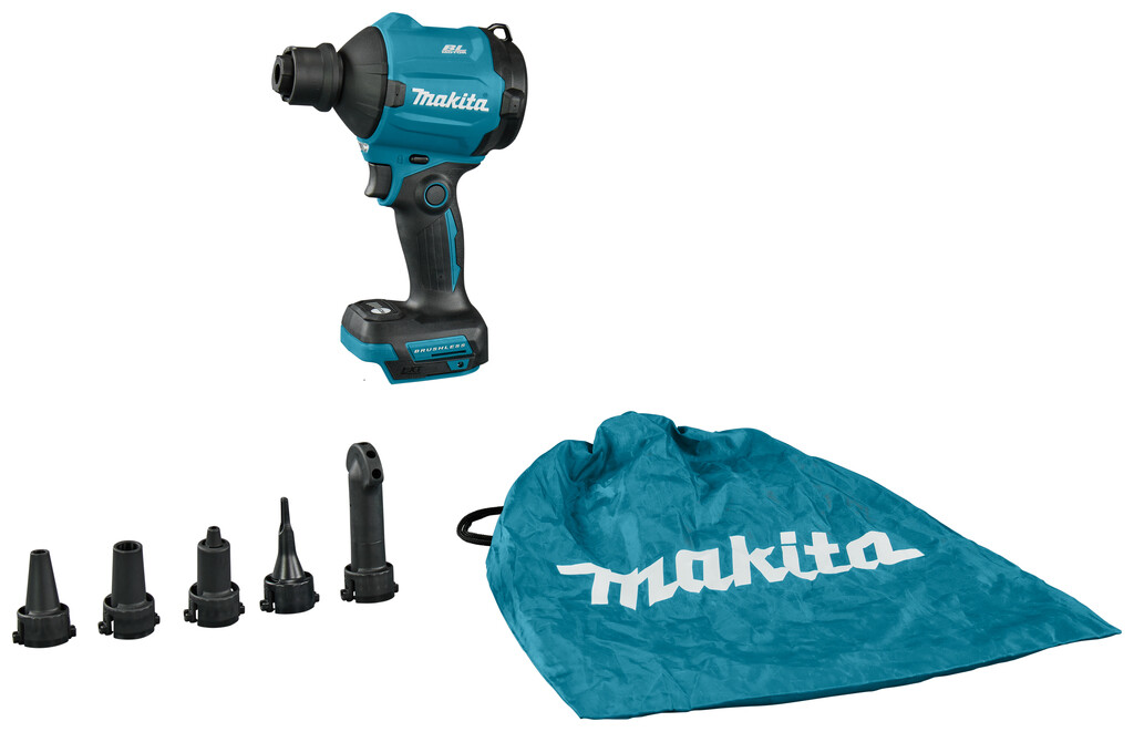 DAS180Z Makita 18V Blaas- en zuigmachine Zonder accu's en lader, in doos