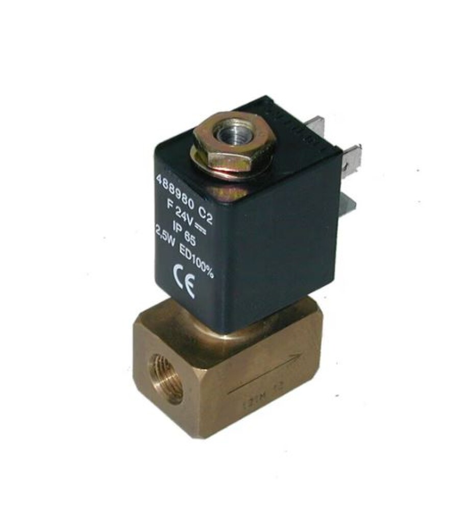 131M15 Parker 3/2 weg miniatuur ventiel messing 1/8" bsp NC