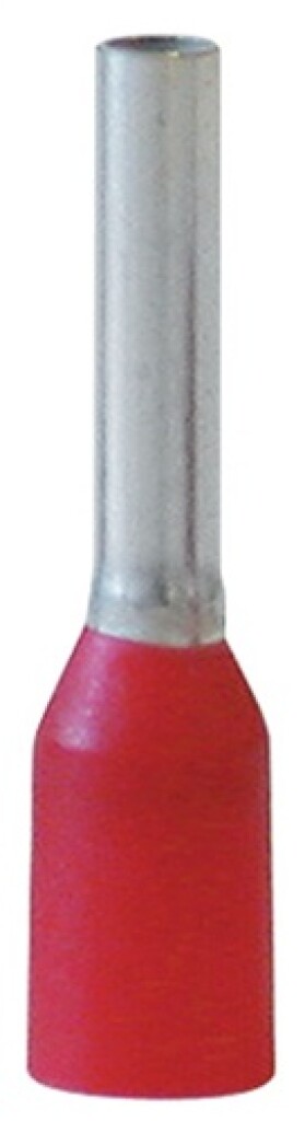 H1,0/14D R SV Weidmüller Adereindhulzen 1,0mm² x 8mm deels geisoleerd rood l=14mm (AWG 17)