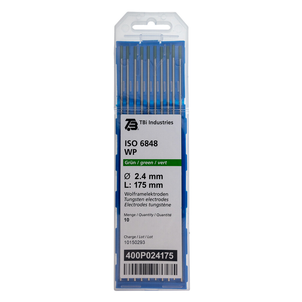 400P024175 TBi Wolfraam-Elektrode D 2.4 X 175mm (groen)