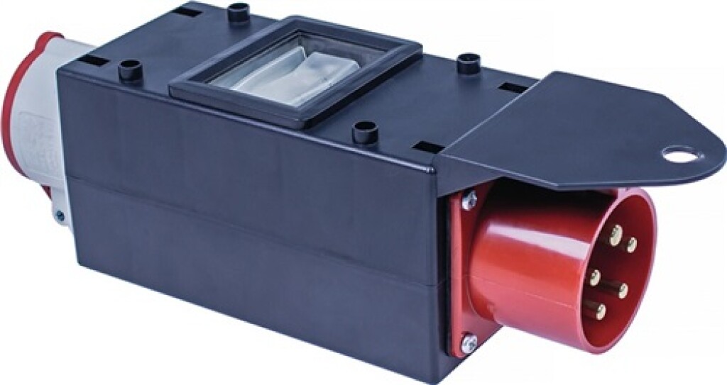 AS-SCHWABE CEE-contactdoos MIXO NAHE IP44 1xCEE-stekker 400V, 32 A, 5-polig