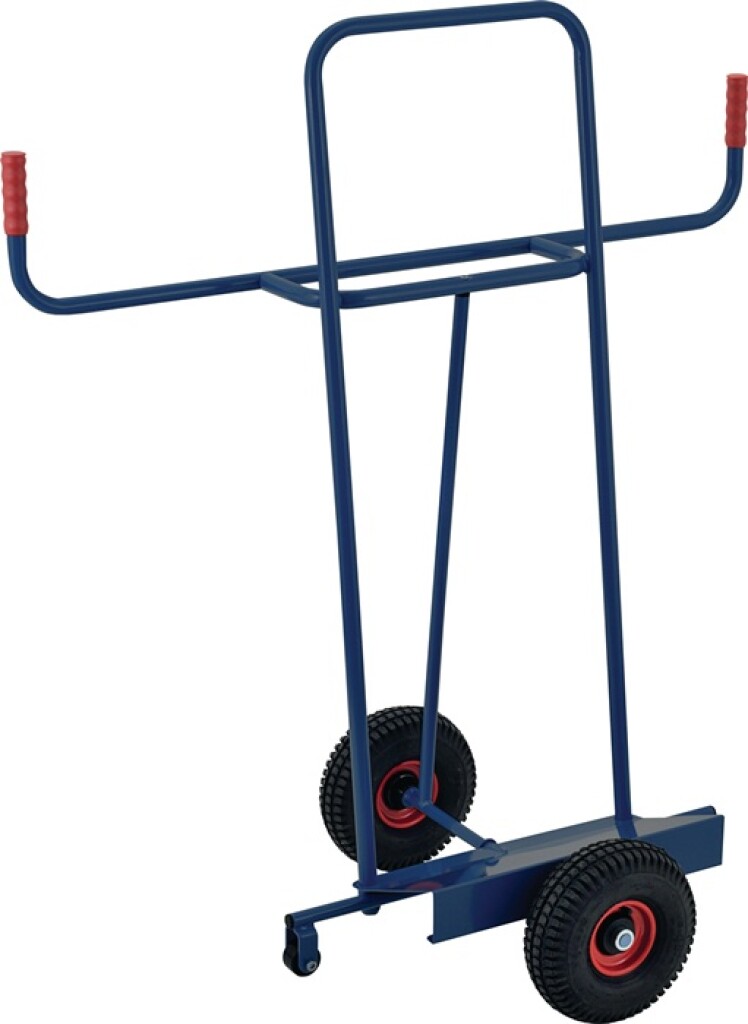 2110443181 Tecwerk Platenkar hoogte 1440mm oplegvlak 500x200mm luchtbanden duifblauw RAL5014 draagvermogen 350kg