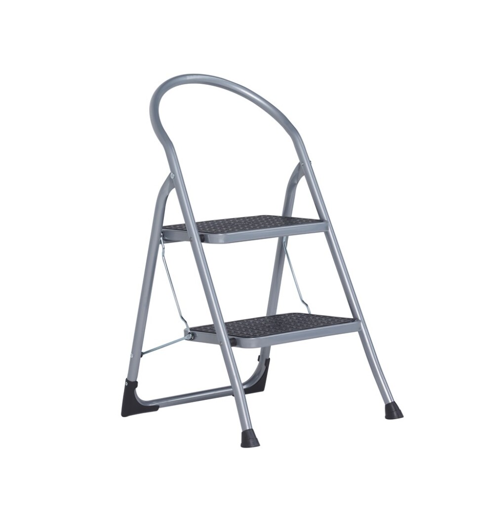 Altrex Cromato Silver huishoudtrap 2 treden met beugel