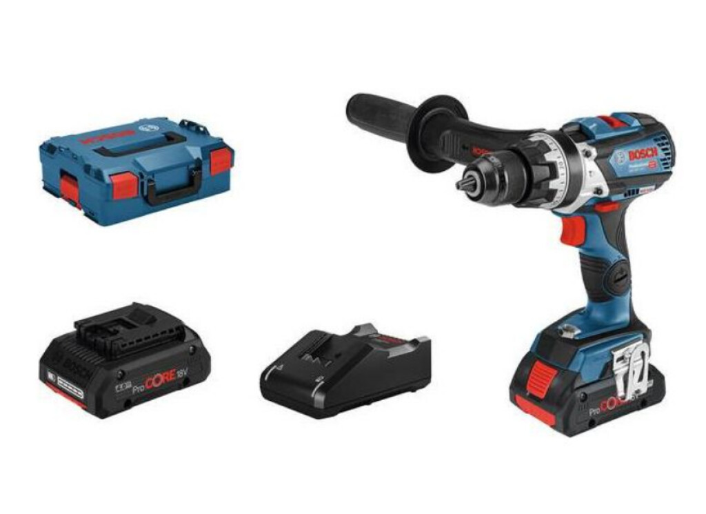 06019G030B Bosch Accu klopboorschroevendraaier GSB18V-110C 2x Accu ProCORE18V-4,0Ah, lader GAL 18V-40, in L-Boxx 136