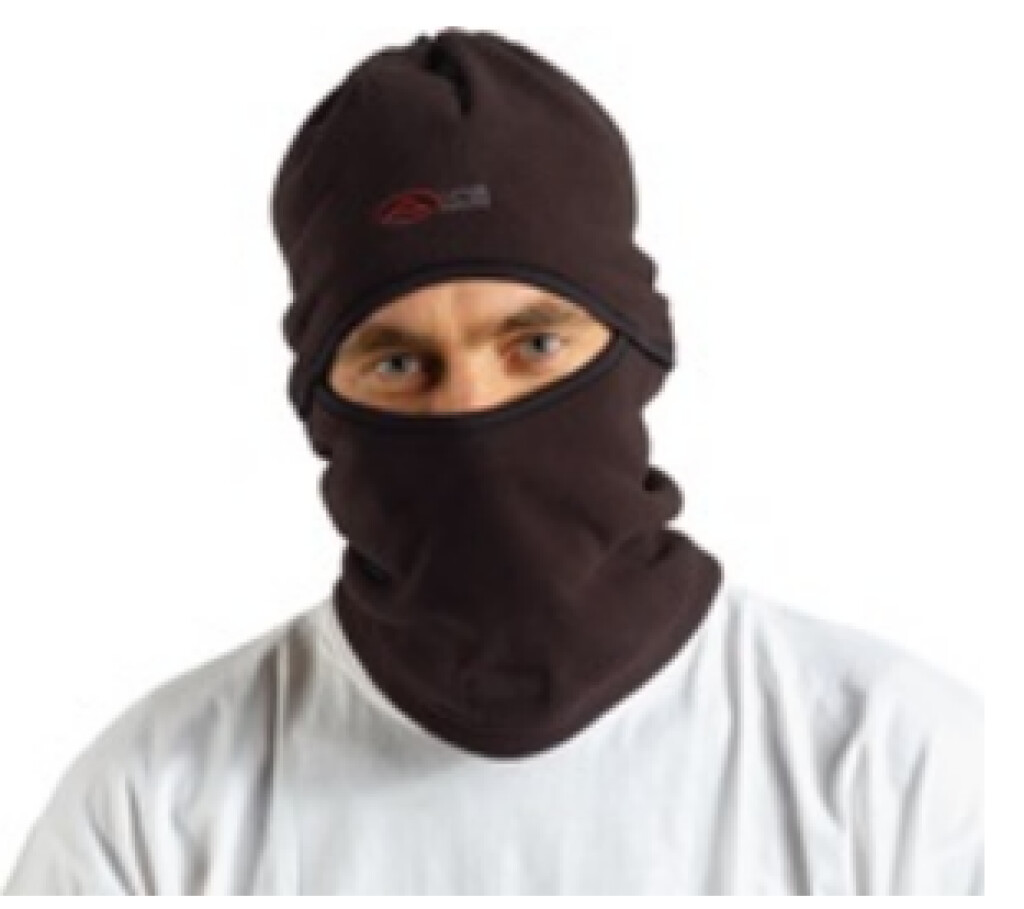 781/09 Wintermuts microfleece 3in1 stormkap/sjaal/muts zwart
