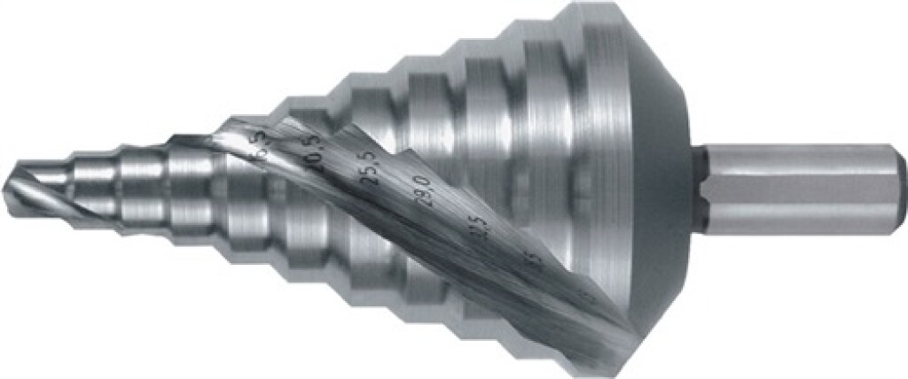 101 090 Ruko Getrapte boor boorbereik 6,5-40,5mm HSS spiraalgegroefd snedeaantal 2 tredenaantal 11