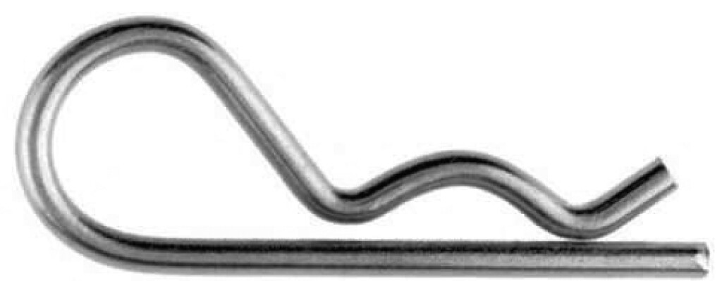 4mm RVS A4 Borgclip verend enkel