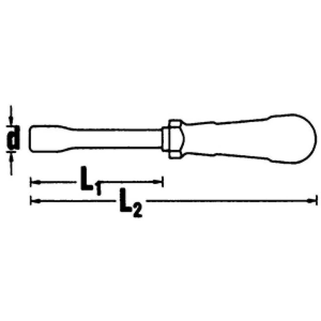 4000-2K Stahlwille Bithouder D6,3 - 180 mm