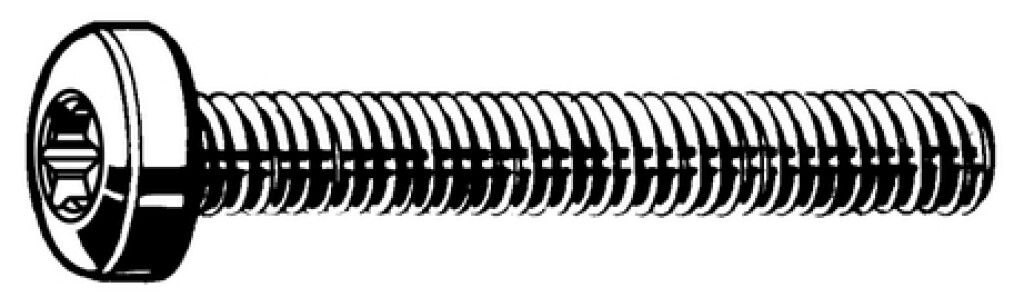 DIN7985 M1,6x3 4.8 ELVZ Bolcilinderkop schroef met T-ster