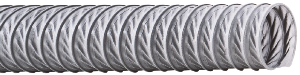 VENTILAZIONE/LDA 127mm polyamide/pvc doek stalen spiraal -10 t/m 80 °C