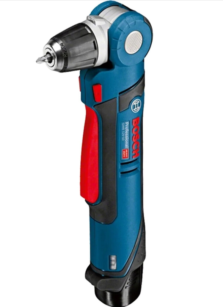 0601390905 Bosch Haakse accuboormachine GWB12V-10, zonder accu en lader, in doos