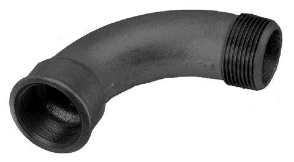 Fig. 1-1" Zw HS Fittings Bocht 90° gietijzer zwart 1" (bi x bu) DN25