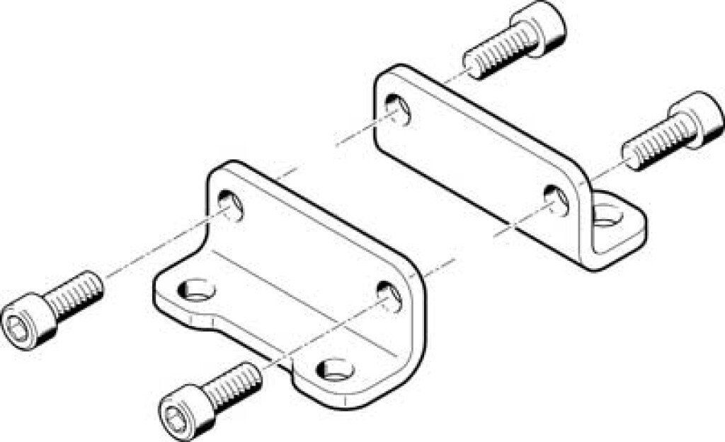 HNA-100 Festo 537250 Voetbevestiging