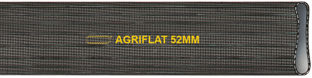 AGRIFLAT/10 203x210,8mm rubber beregeningslang zwart