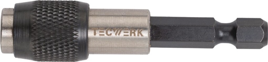 2000829603 Tecwerk Bithouder 1/4" F6,3 1/4" C6,3 snelwisselkop, L=60mm