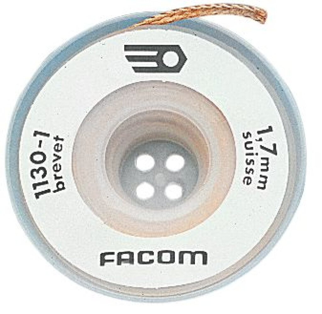 1130.1 Facom desoldeerlont 1,7mm lengte 1,6 mtr.