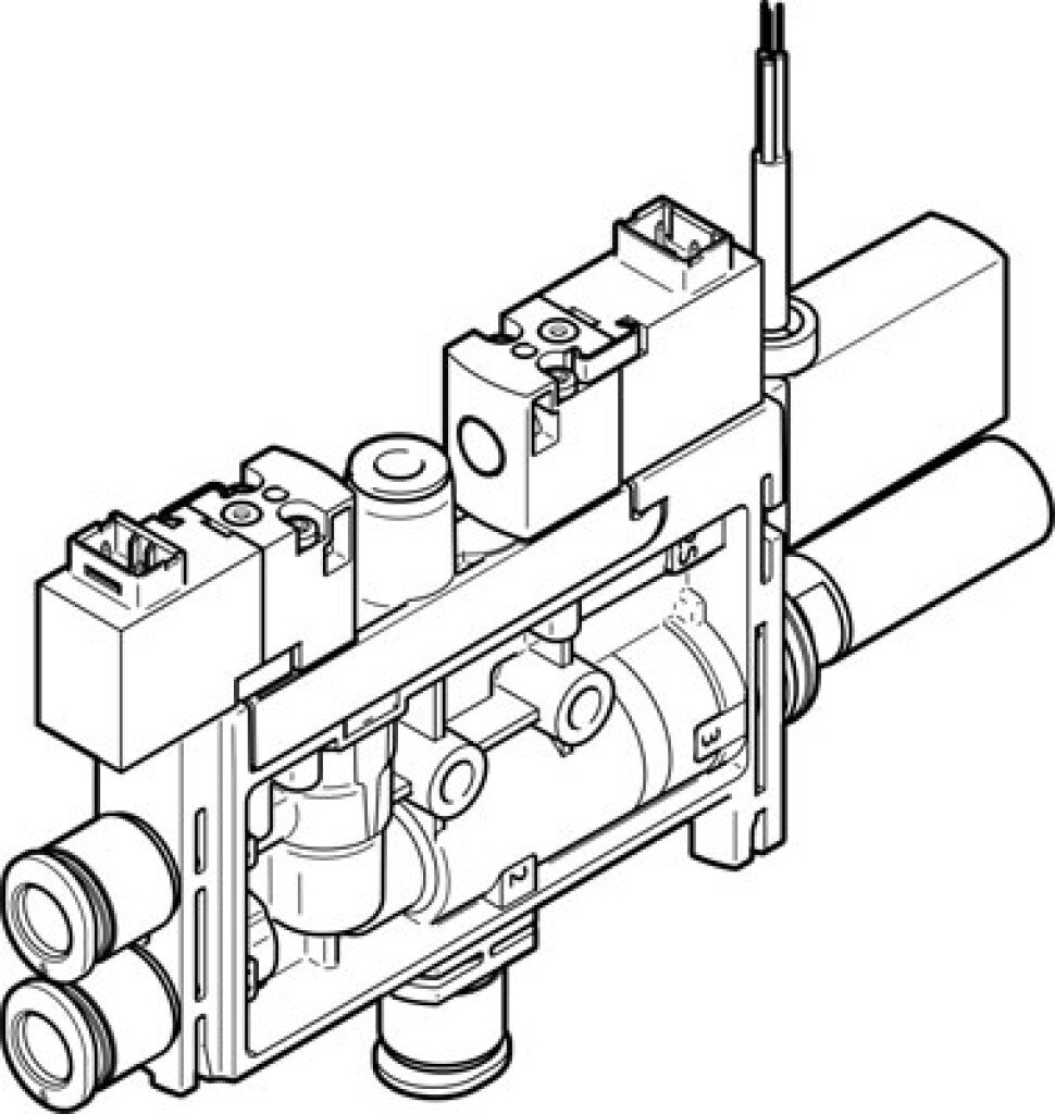 OVEL-10-H-15-PQ-VQ6-UA-C-A-B2PNLK-H3 Festo 8069572 Vacuümgenerator