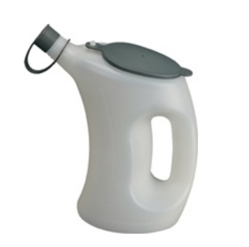 Maatbeker inhoud 2L -10/+ 110graden C wit/transparant met deksel/lap