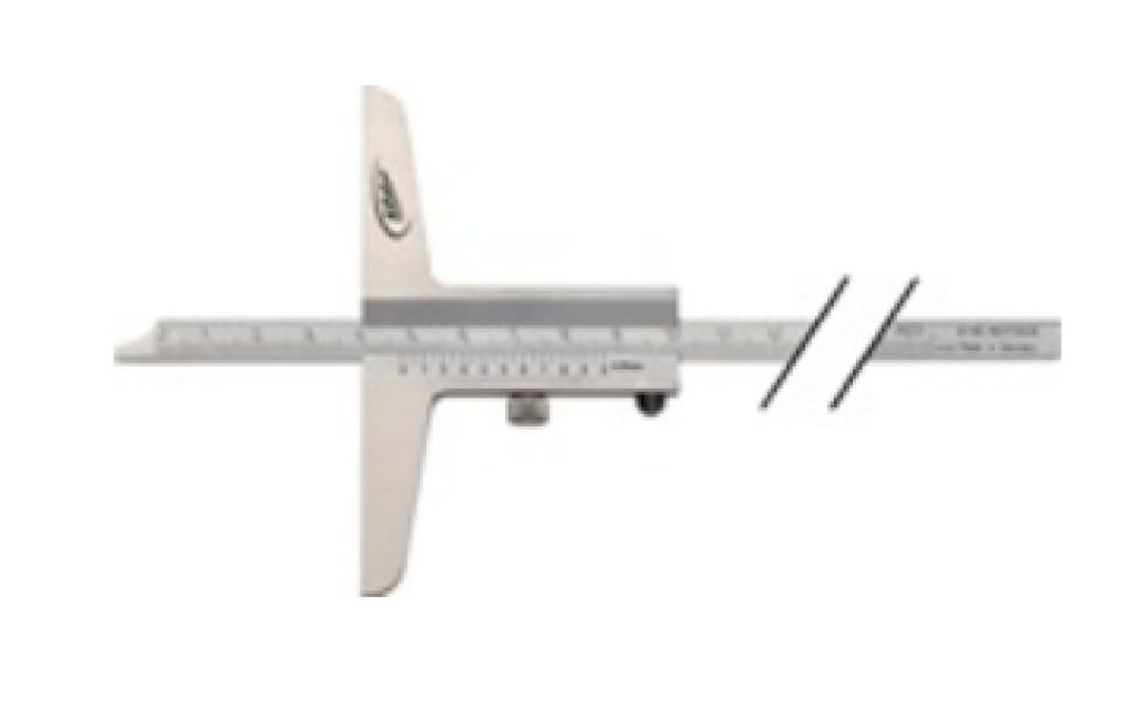 1/20 282502 Helios-Preisser Diepte-schuifmaat L200mm brug L100mm