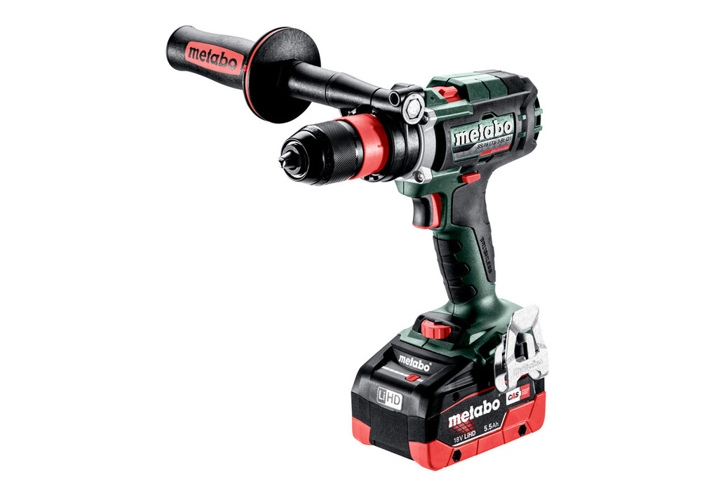 BS 18 LTX-3 BL Q I Metabo accu boorschroefmachine met snel wisselboorhouder futuro top quick plus, 2x accu LiHD 18Volt 5,5Ah, lader ASC145, metabox 145L