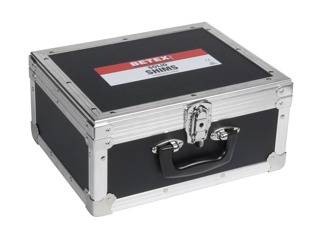 B020210 Betex Vulplaten AB-10/9, massief roestvrij staal in koffer