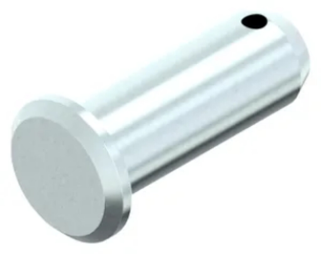 DIN1444 10x20,5mm Automatenstaal ELVZ Gaffelpen met kop en splitpengat