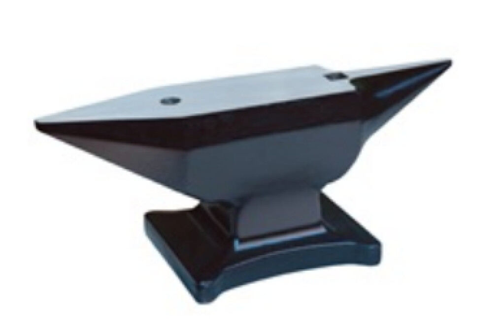 Aambeeld 20kg met 2 horens matrijs gesmeed L390mm