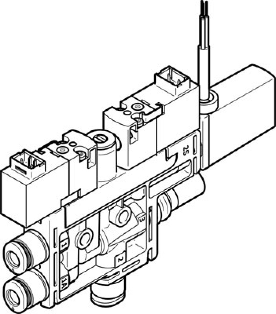 OVEL-5-H-10-PQ-VQ4-UA-C-A-B2PNLK-H3 Festo 8069570 Vacuümgenerator